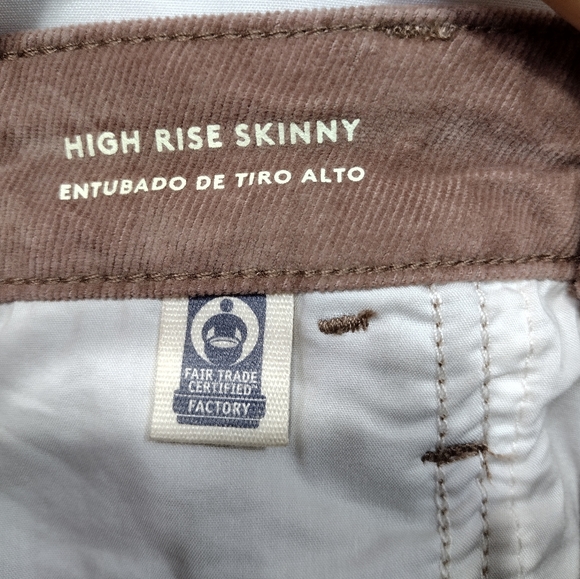 NWT Universal Thread High Rise Skinny Jeans Women's 6 Brown Corduroy 90s Y2K - Picture 11 of 12